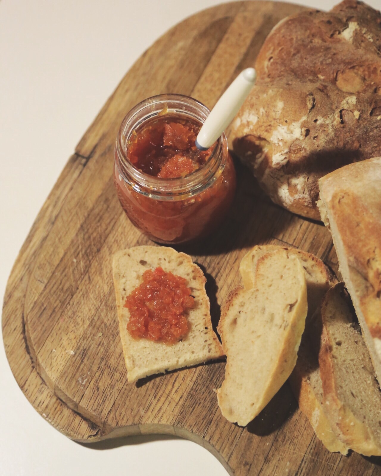 Marmellata di carote e pere, arancia e limone allo zenzero