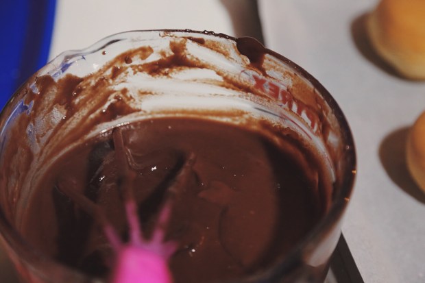 La crema al cioccolato