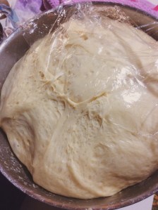 L'impasto pronto alla lievitazione