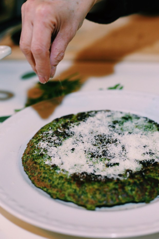 Spolverare di parmigiano