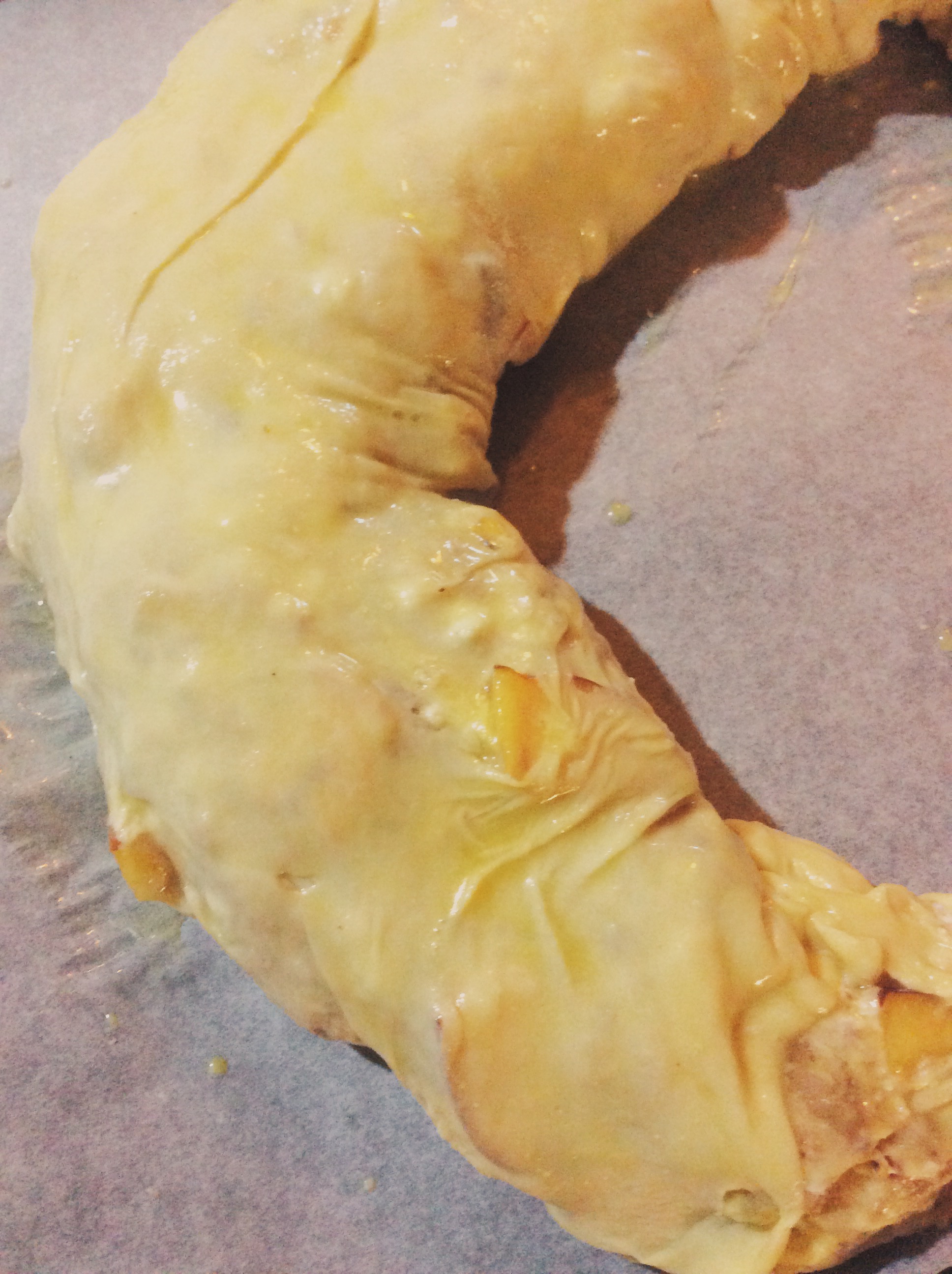 Lo strudel prima della cottura