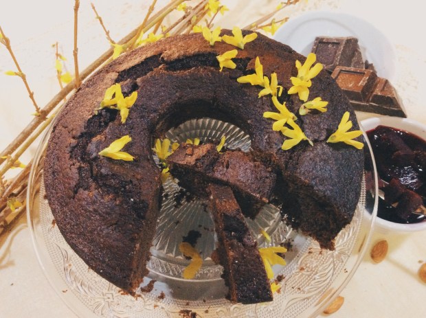 Torta rossa e nera...alla barbabietola rossa e carote con cioccolato fondente